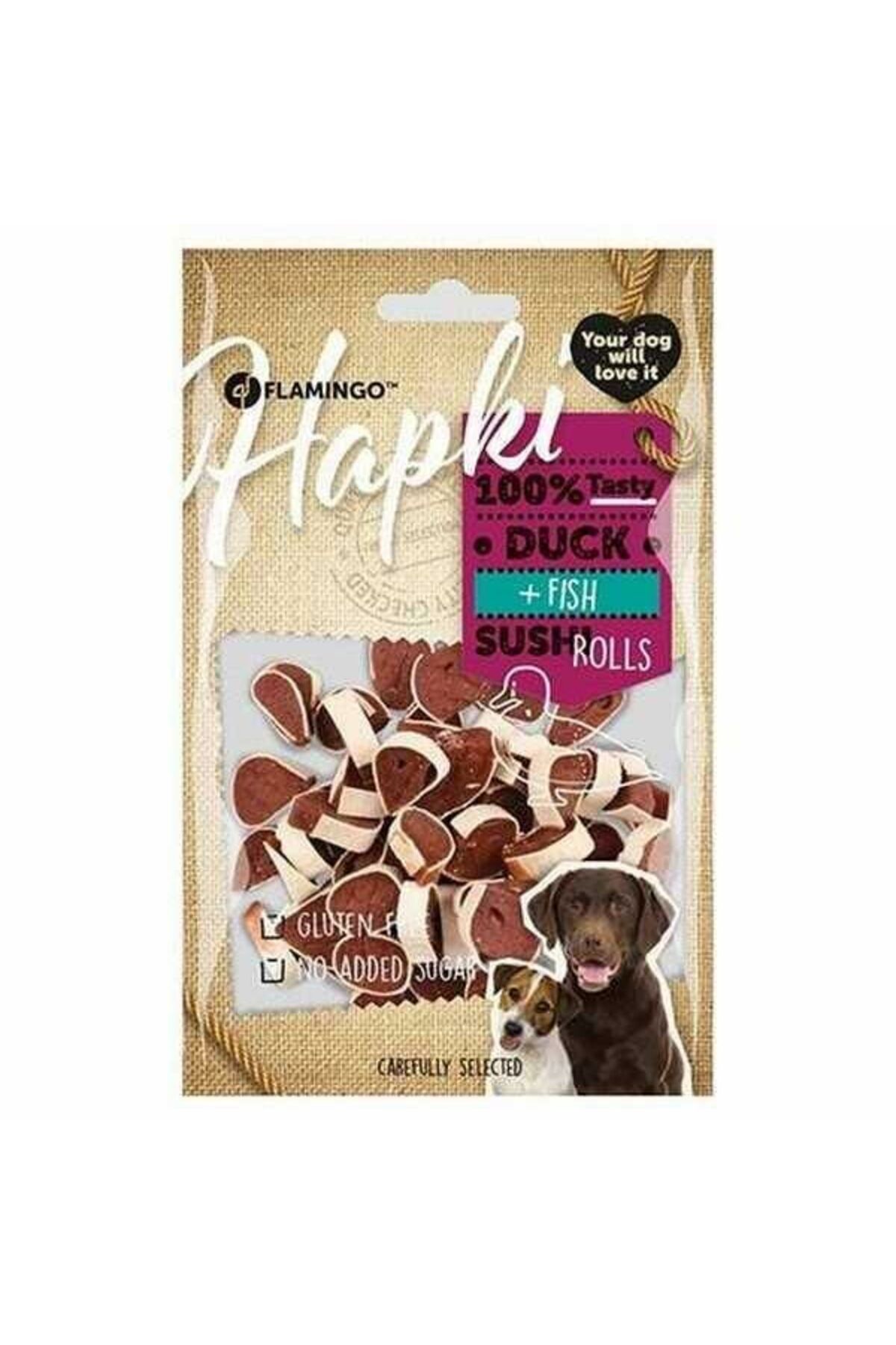 Flamingo Hapki Ördekli ve Balıklı Köpek Ödülü 85 Gr