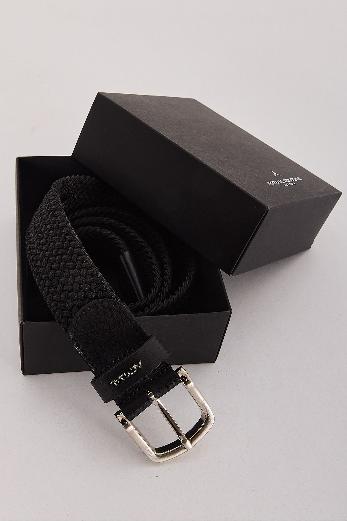 ACTUAL Elastic Desenli Kemer 3005 Siyah