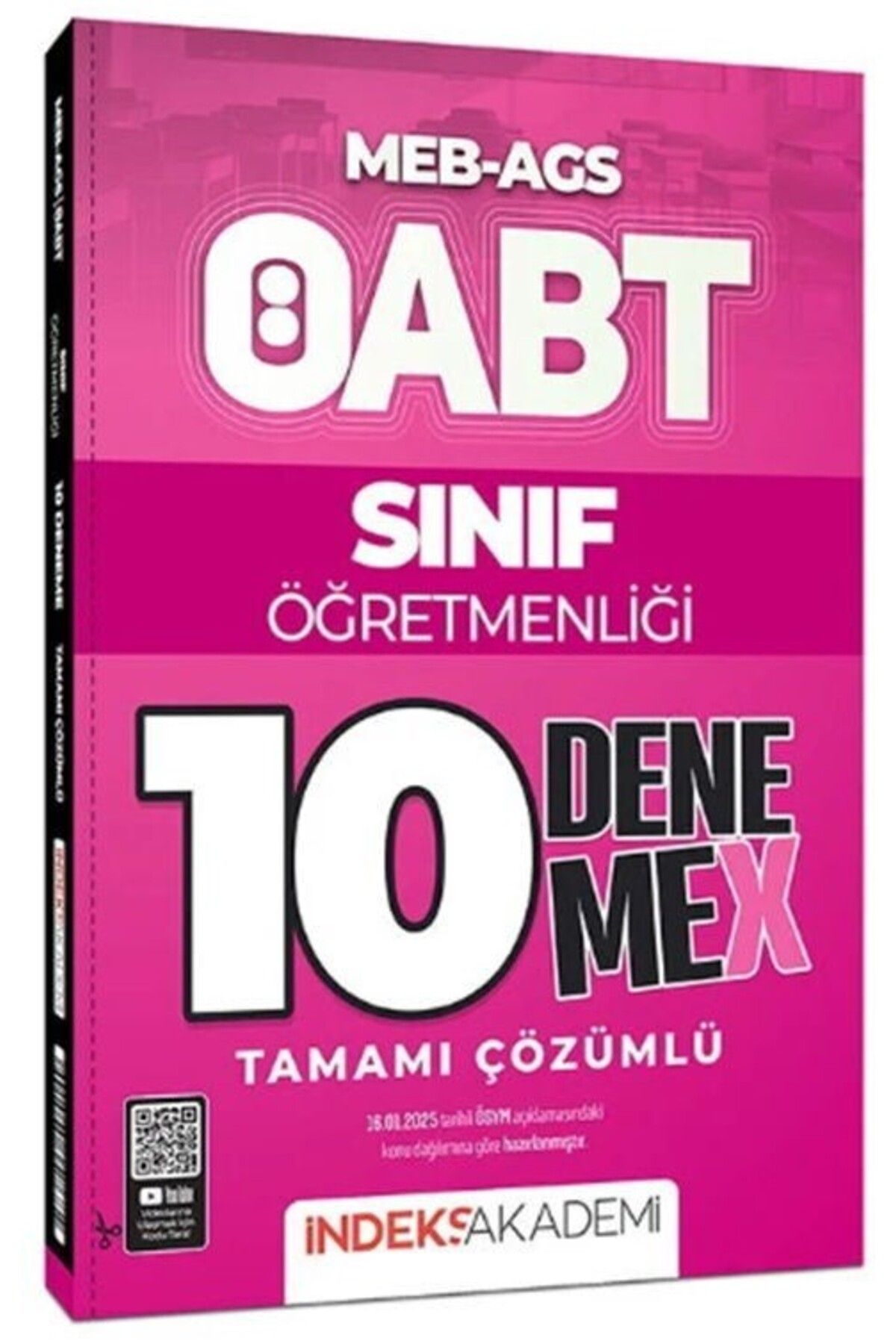 Ankara Kitap Merkezi ÖABT MEB AGS Sınıf Öğretmenliği 10 DenemeX Çözümlü İndeks Akademi