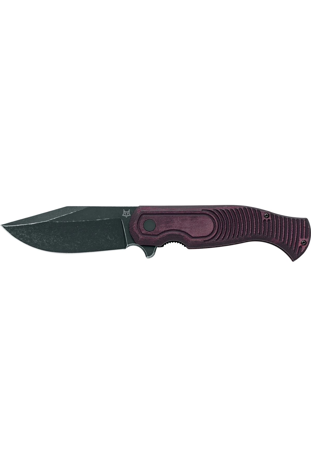 Fox Knives Eastwood Tiger S90V Burgundy Micarta Çakı