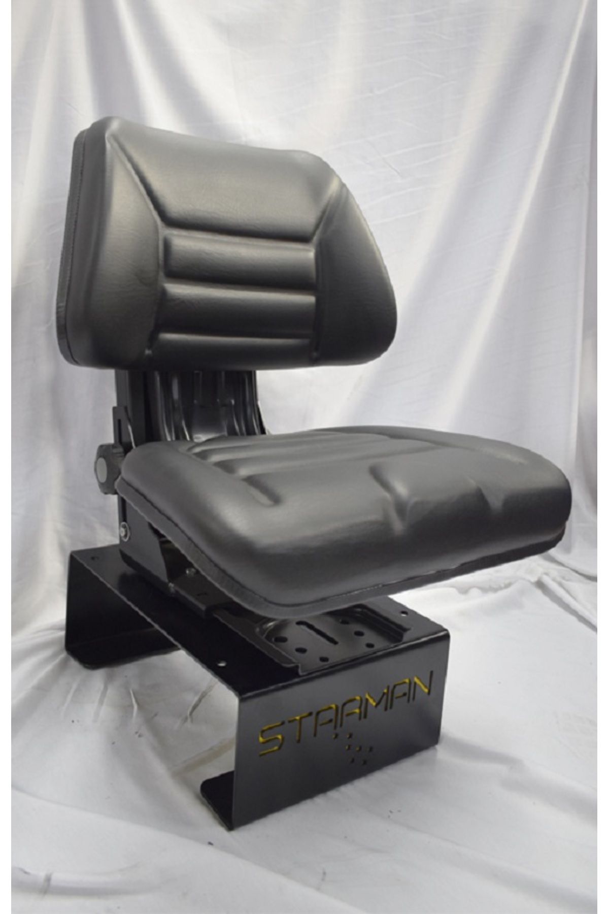 STARSEAT Traktör Sürücü Koltuğu Yükseklik Ayarlı, Yaylı Ve Amortisörlü, Ergonomik Sırtlık ve Oturak Süngeri