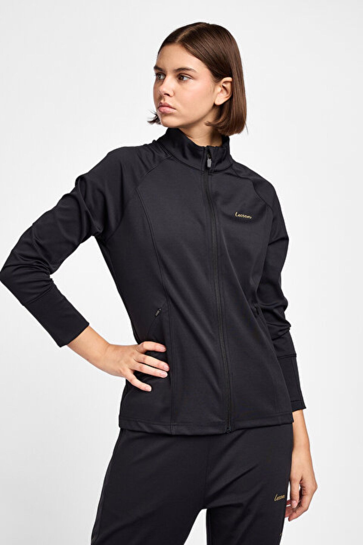 Lescon Kadın Antrenman Fermuarlı Sweatshirt 25B-2041