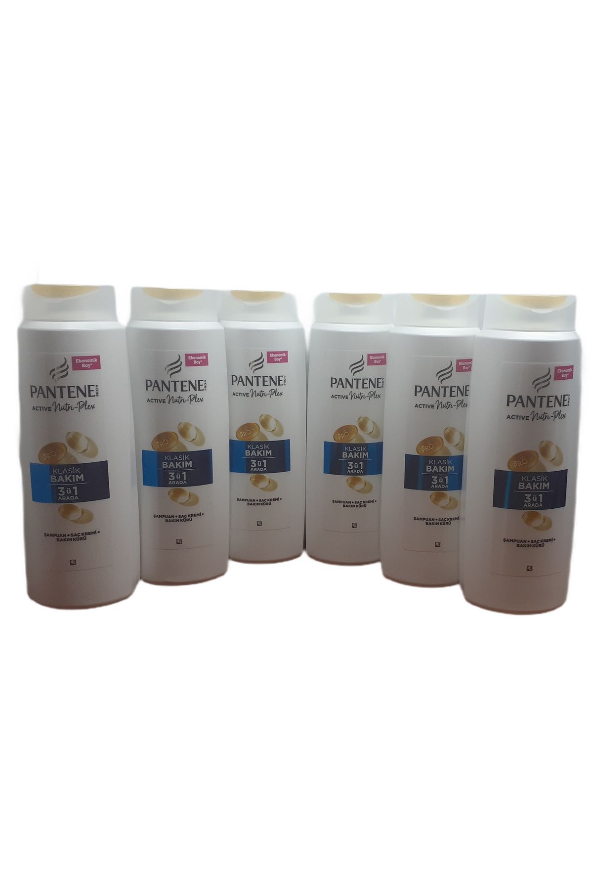 Pantene KLASİK BAKIM 3 Ü 1 ARADA (ŞAMPUAN +SAÇ KREMİ+BAKIM KÜRÜ) 625 ML X 6 ADET
