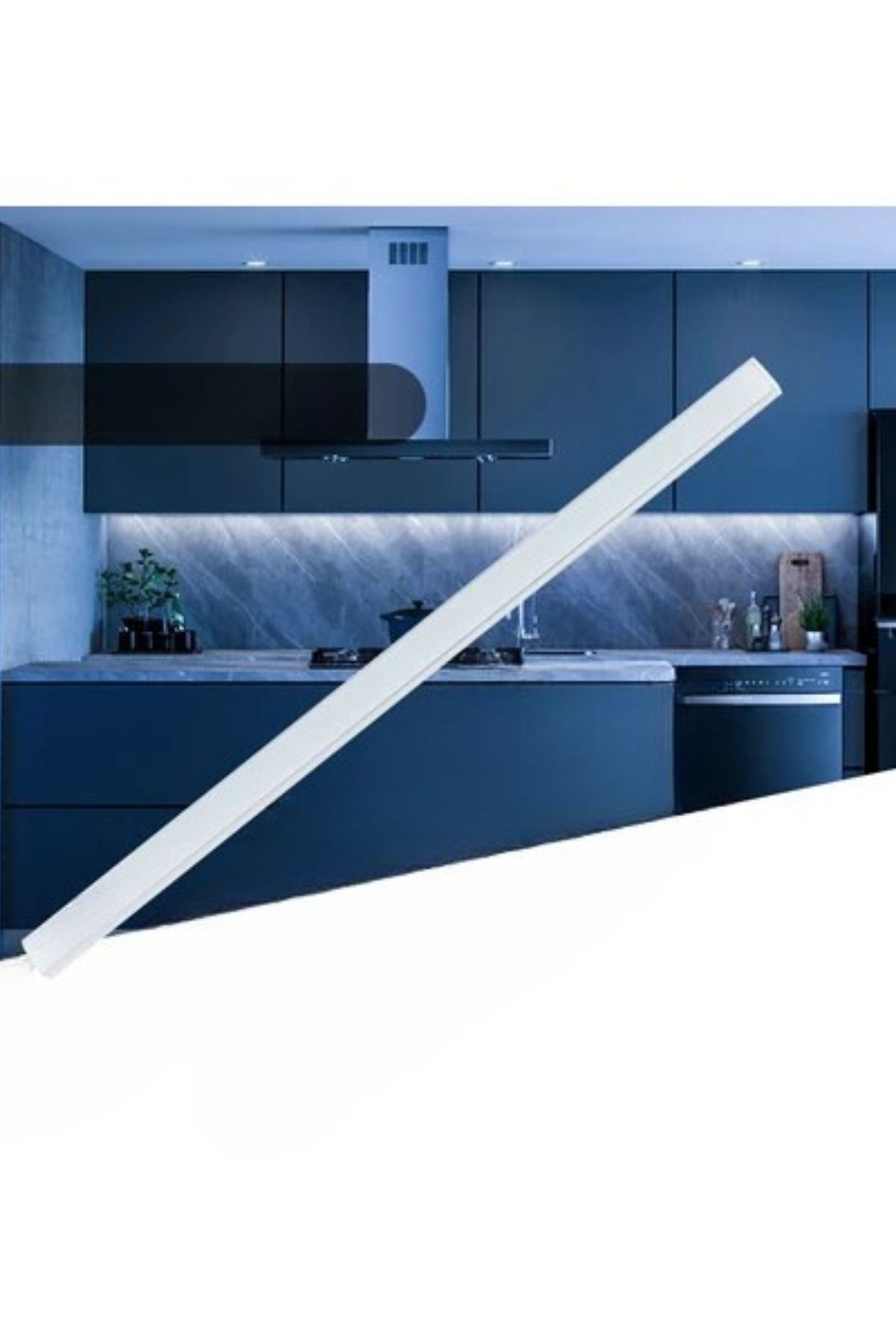 FORSEİ LUCA 30 cm Sensörlü Sarjlı Led Lamba Mutfak Merdiven Dolap İçi Lambası