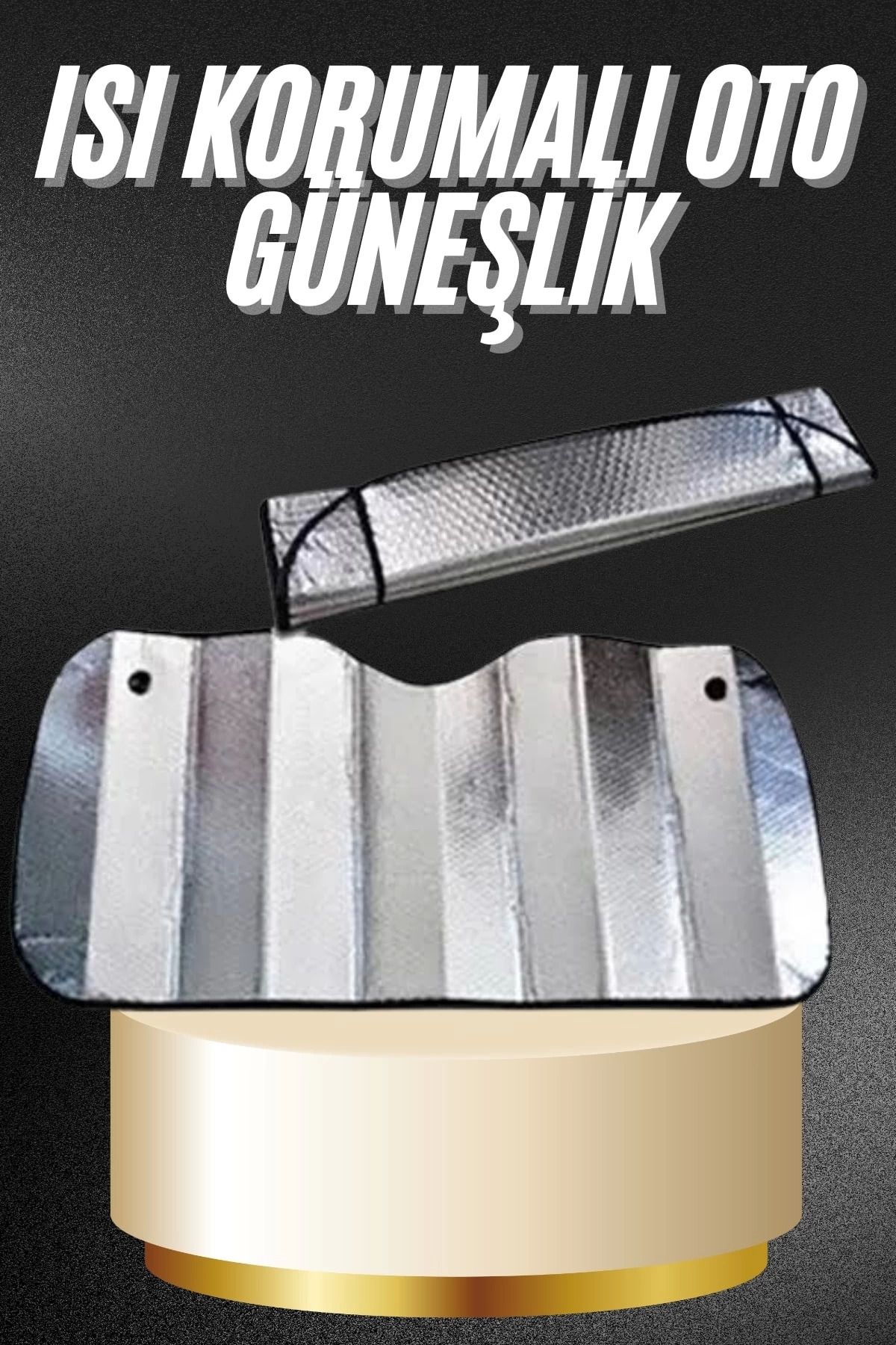 feifei Araba Ön Cam Güneşliği Katlanabilir Oto Güneşlik Tüm Araç Modellerine Uygun