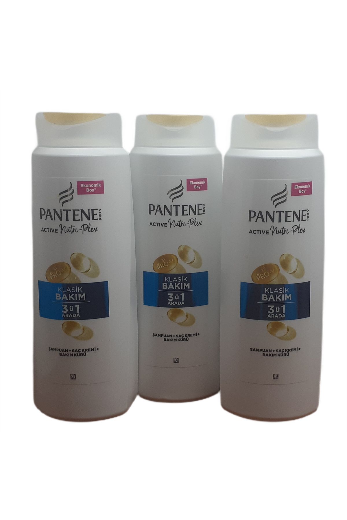 Pantene KLASİK BAKIM 3 Ü 1 ARADA (ŞAMPUAN +SAÇ KREMİ+BAKIM KÜRÜ) 625 ML X 3 ADET