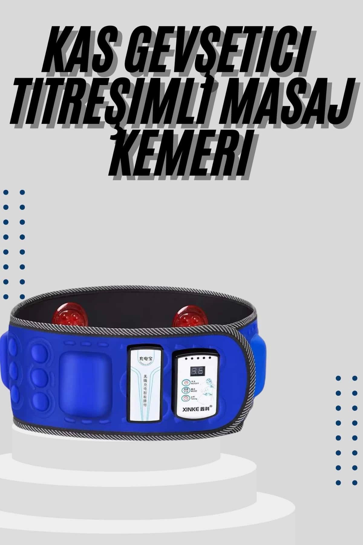 ÖYKÜ VE YİĞİT Göbek İnceltme Kemeri Kas Gevşetici Masaj Aleti Titreşimli Masaj Kemeri