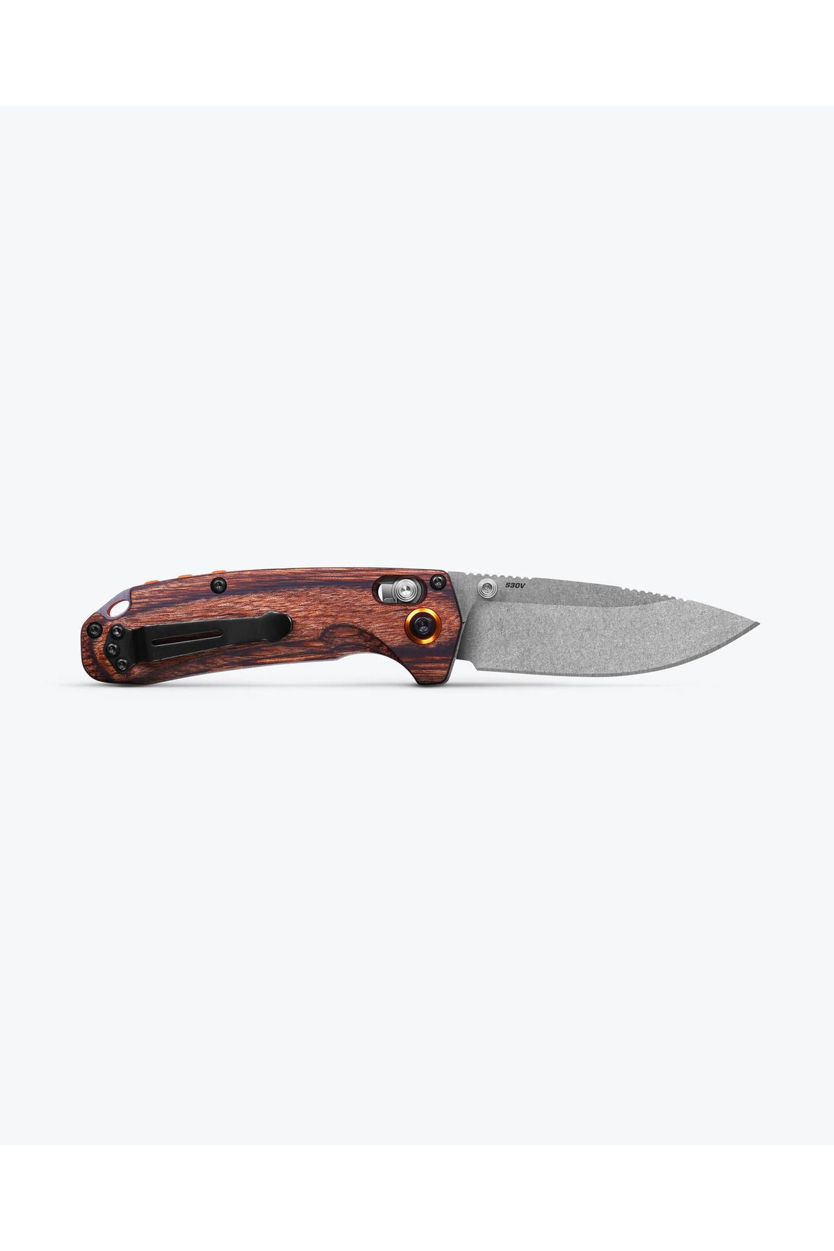 BENCHMADE North Fork Stabilized Wood Drop Point Çakı