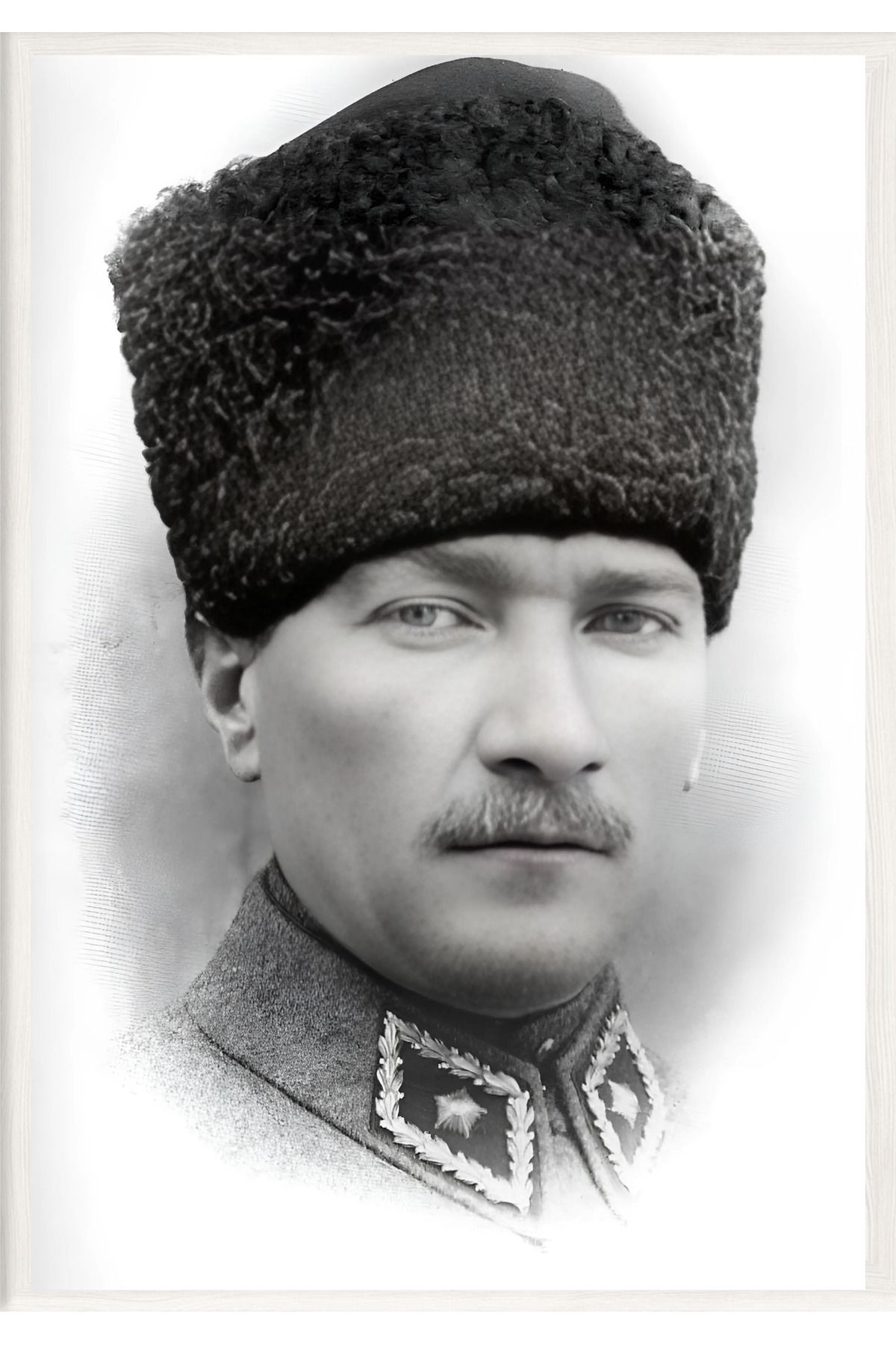 Dekorella 3 Parça Çerçeve Görünümlü Atatürk Baskılı 3 mm Dekota Tablo Seti