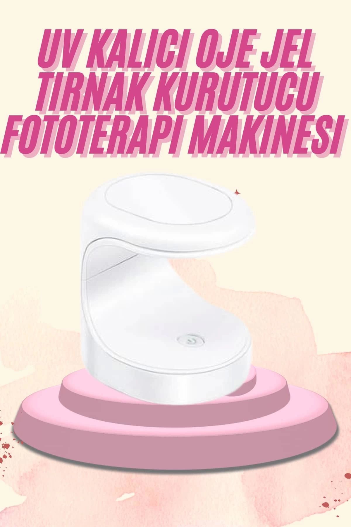 feifei Mini Taşınabilir Kalıcı Oje Jel Tırnak Kurutucu Fototerapi Makinesi
