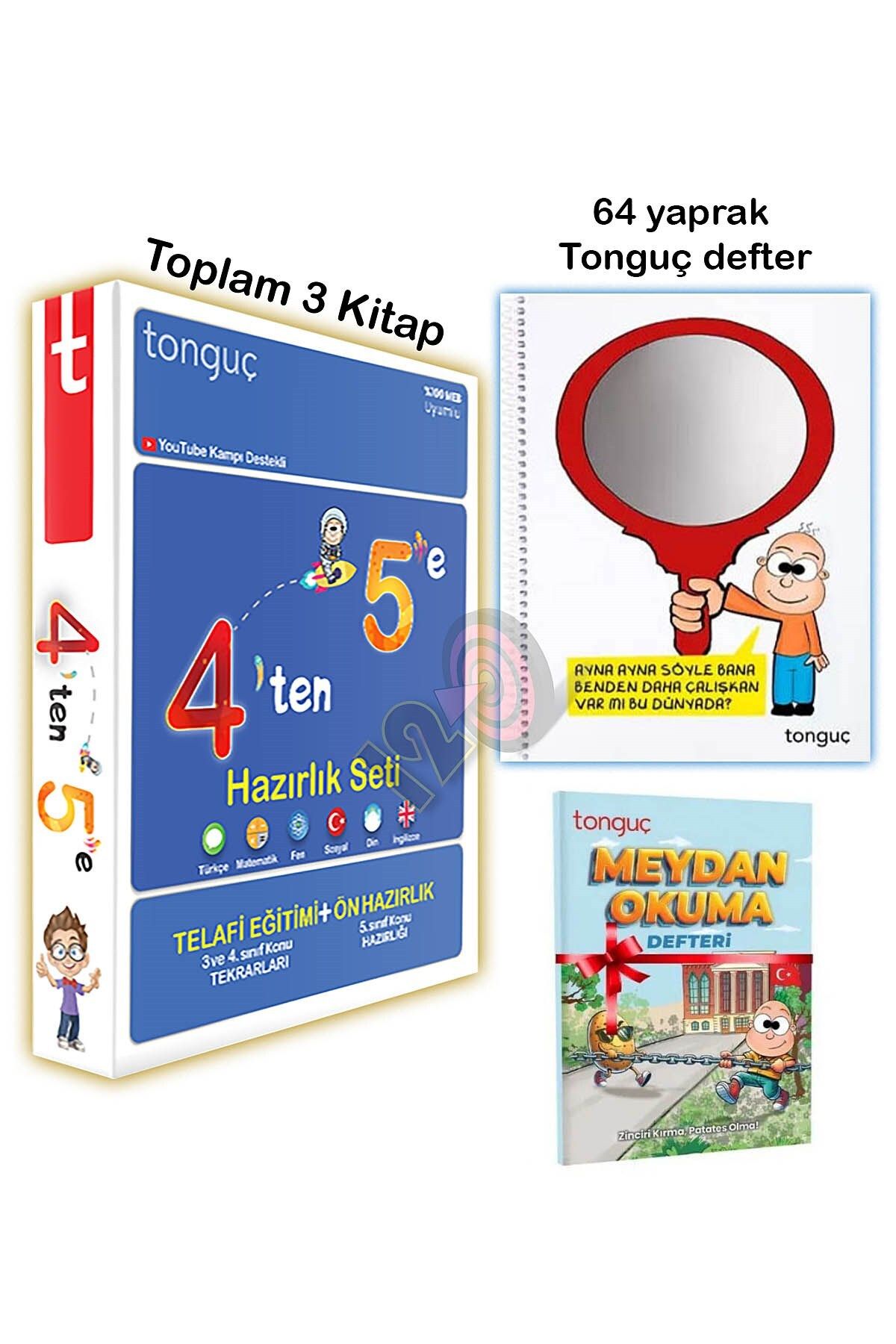 Tonguç Yayınları 4'ten 5'e Hazırlık Seti Yaz Tatili Seti Tonguç Defter Meydan Okuma
