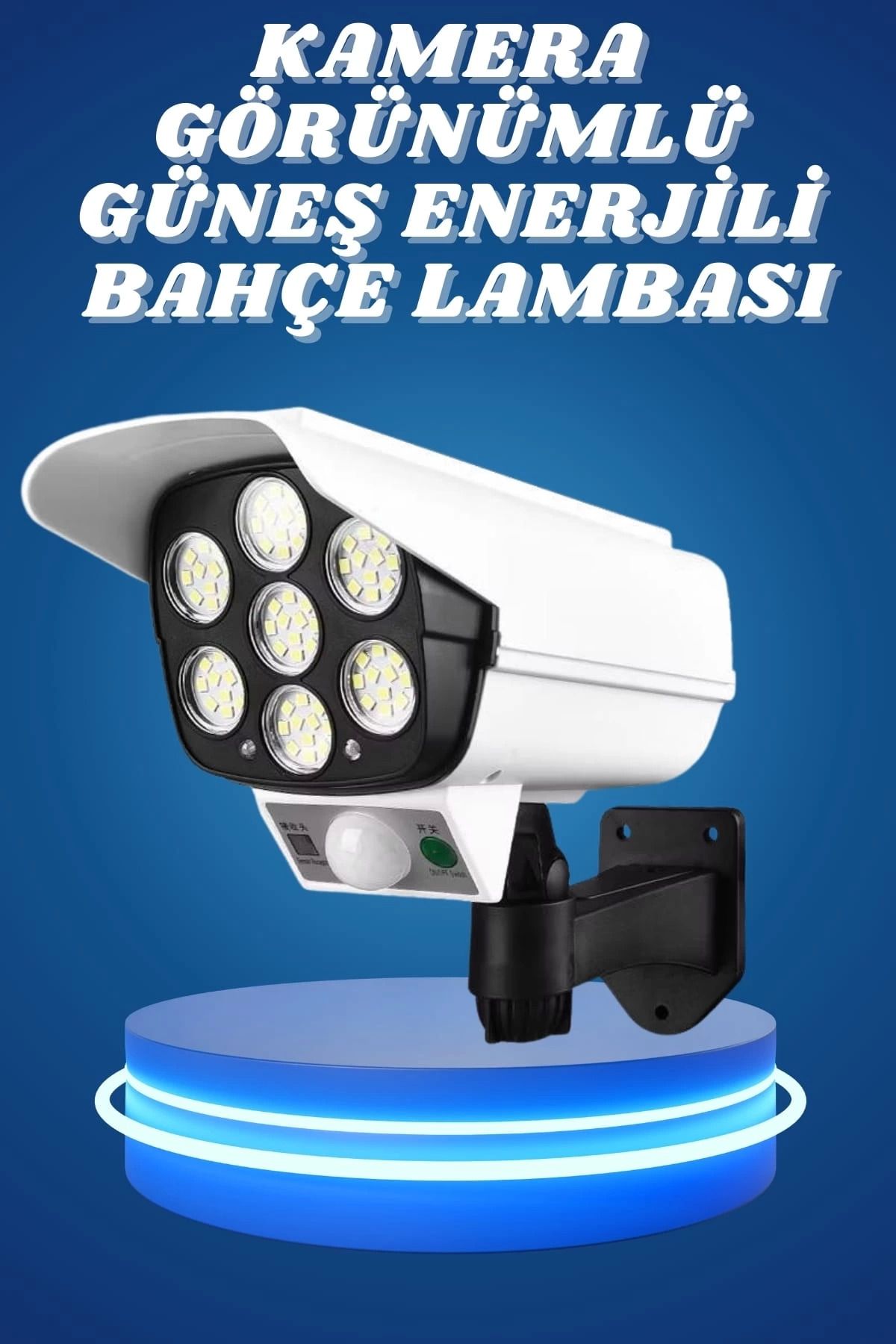 feifei Bahçe Aydınlatması Hareket Sensörlü Led Aydınlatma Kamera Görünümlü