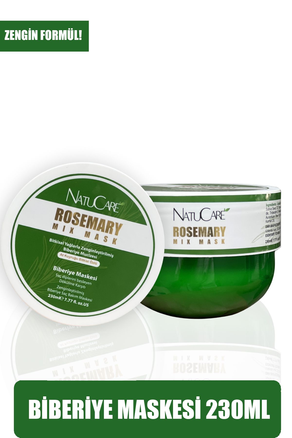 NatuCare Biberiye Saç Bakım Maskesi 230ml