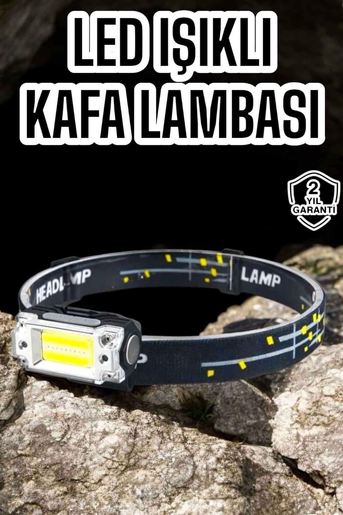 Heez Kamp Feneri Balıkçı Feneri Başlıklı Suya Dayanıklı Kafa Lambası