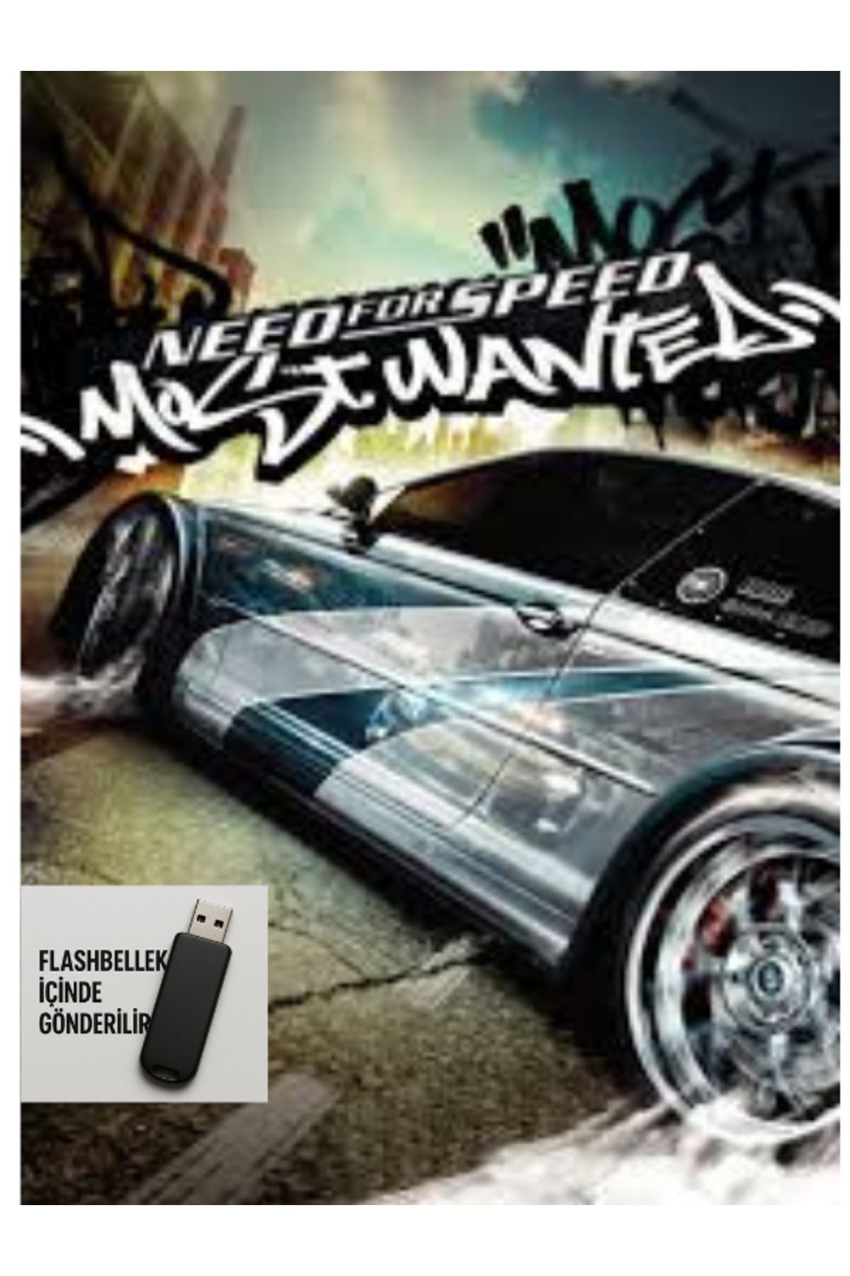 Tigdes 🎮 Need for Speed Most Wanted 1 PC Oyunu | Kuruluma Hazır Flash Bellek | Windows 7-8-9-10-11 Uyumlu