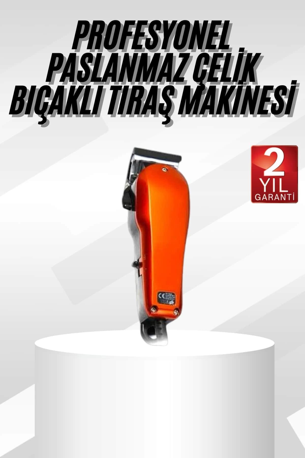 ÖYKÜ VE YİĞİT Profesyonel Tıraş Makinesi Uzun Ömürlü Kırmızı Saç Sakal Kesme