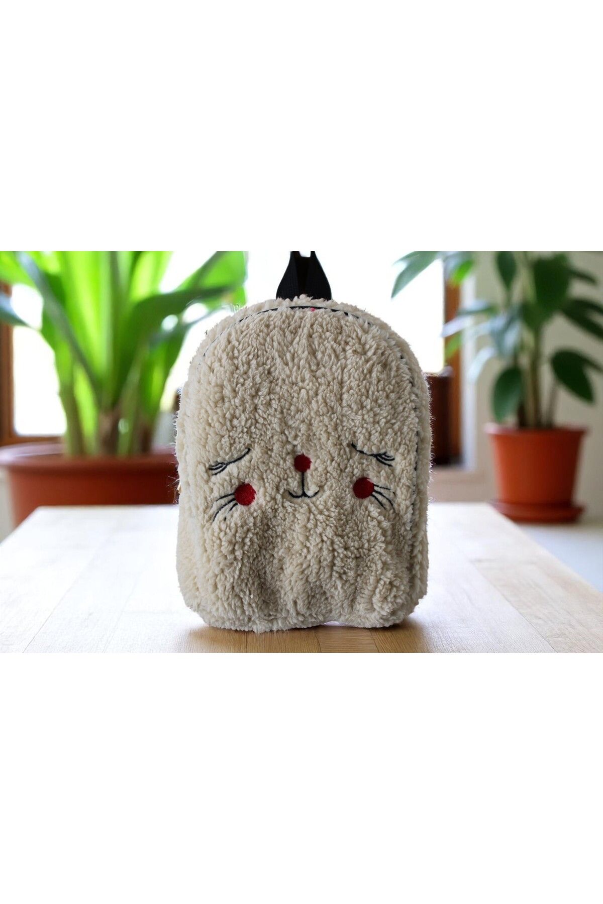 Tezcan Aksesuar Peluş Kedi Model Çocuk Sırt Çantası