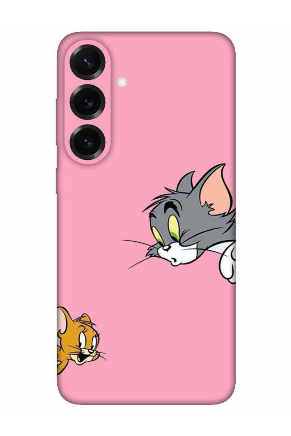 frondcase Samsung S25 Plus Tom And Jerry Pembe Telefon Kılıfı