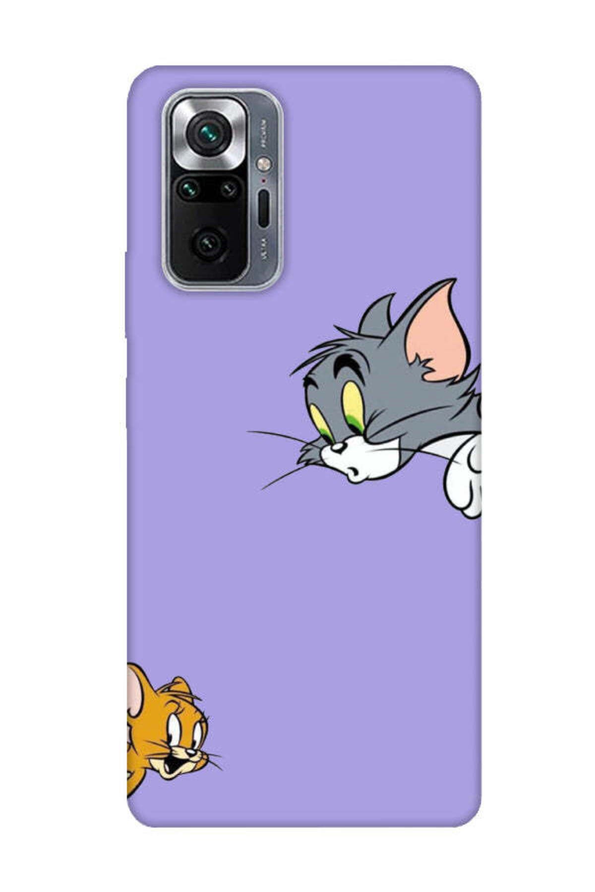 frondcase Redmi Note 10 Pro Tom And Jerry Lila Telefon Kılıfı