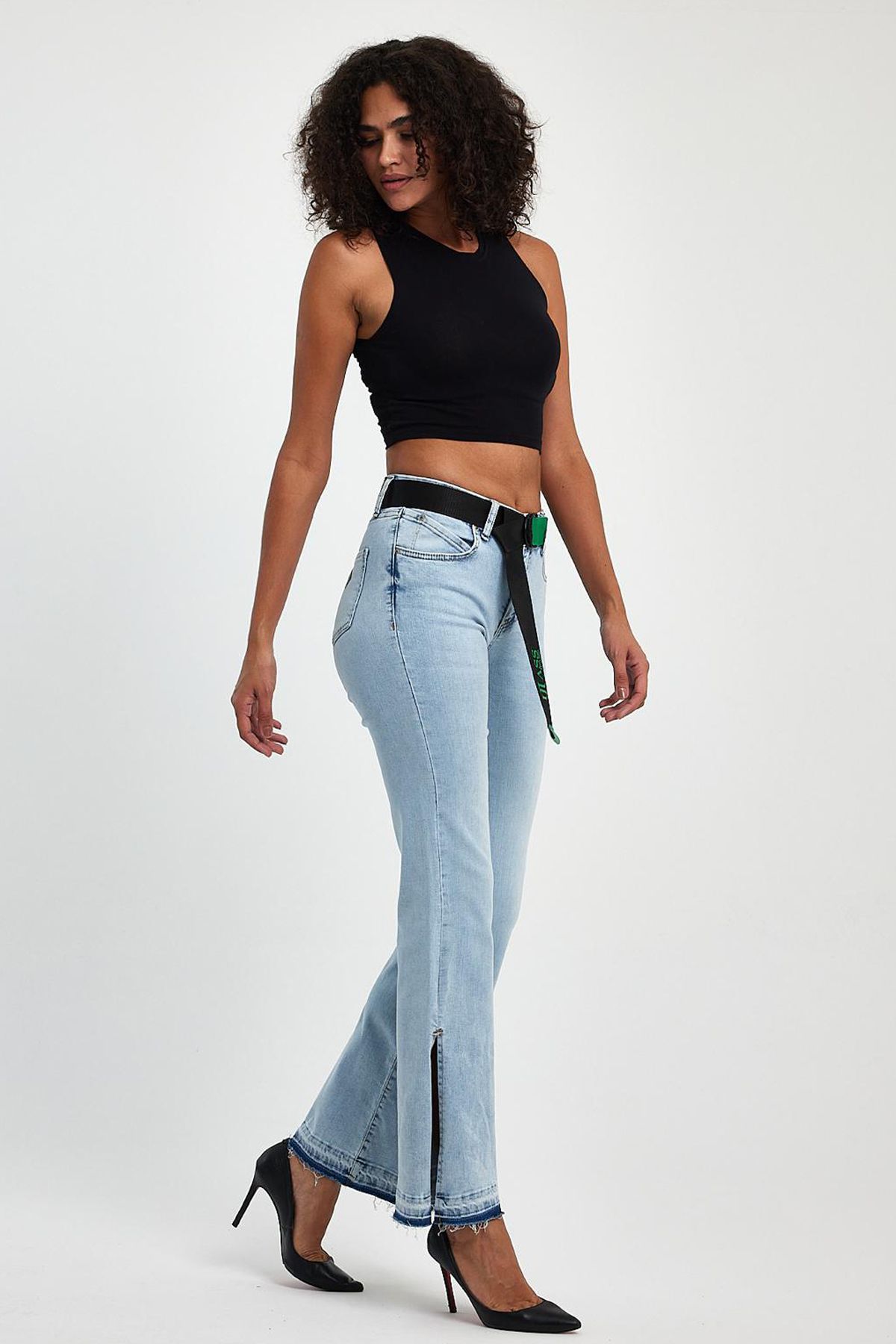 Jijass Jeans İspanyol Paça Kot Pantolon