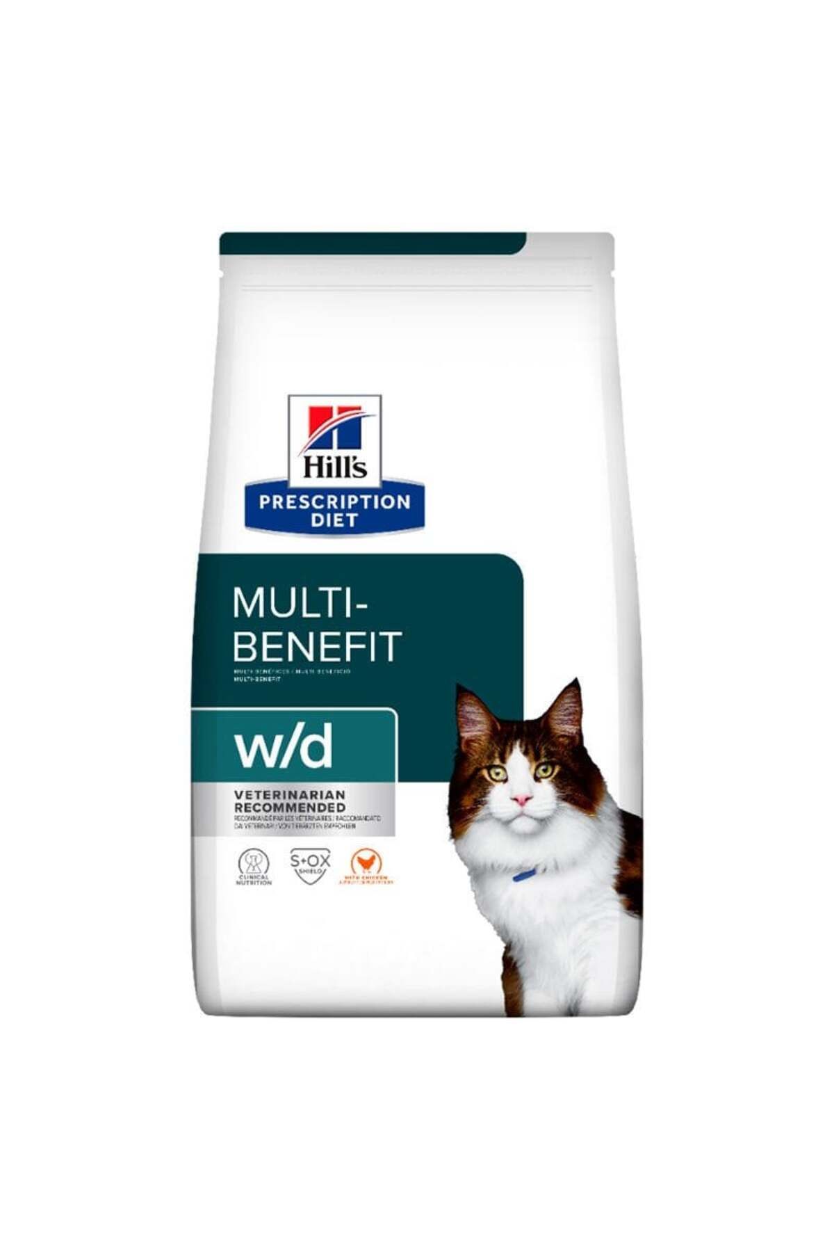 Orqinel Hills Prescription Diet Multi Benefit w/d Tavuklu Kedi Kuru Maması 3 kg (stt:09/2025)
