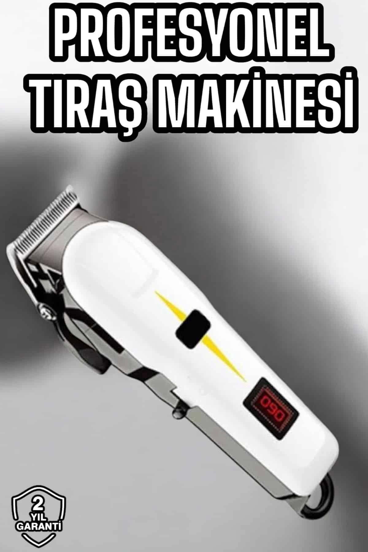 ÖYKÜ VE YİĞİT Tıraş Makinesi Profesyonel Saç Ve Sakal Kesme Milim Ayarlı Dijital Göstergeli