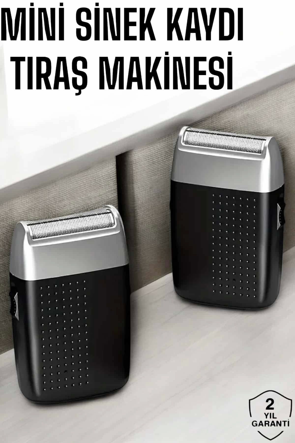 ÖYKÜ VE YİĞİT Tıraş Makinesi Mini Sinek Kaydı Şarjlı Taşınabilir Paslanmaz Çelik