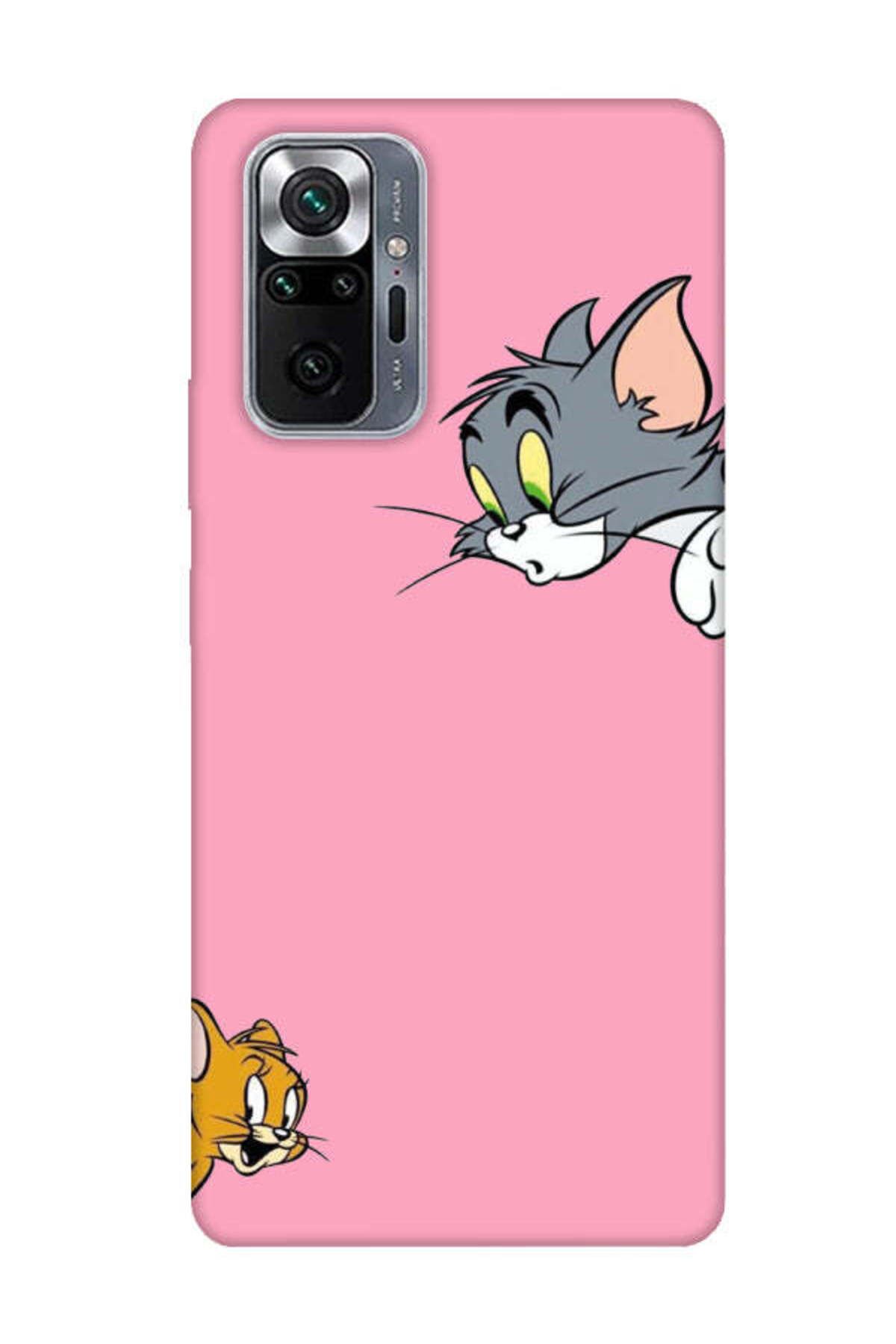 frondcase Redmi Note 10 Pro Tom And Jerry Pembe Telefon Kılıfı