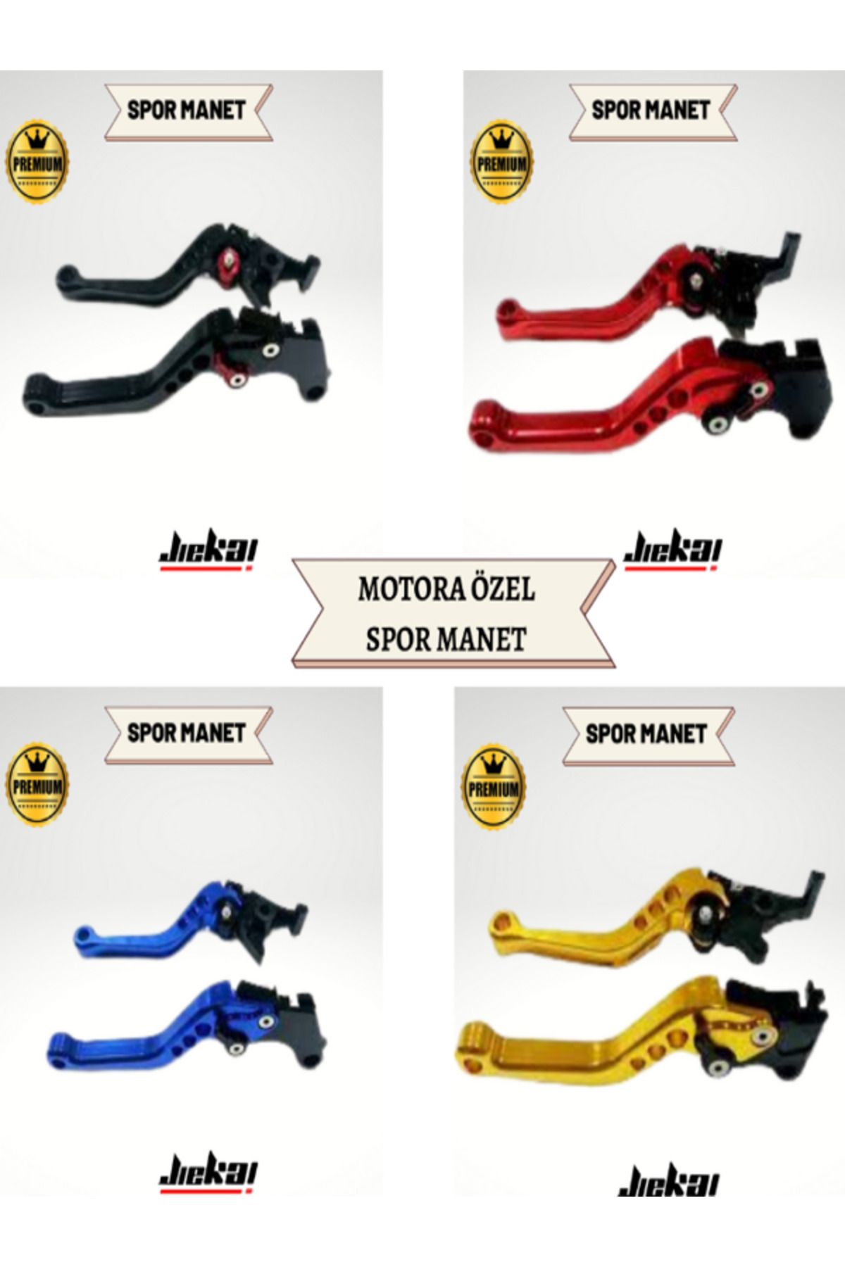 JİEKAİ M-004 PCX SPOR MANET *GOLD*