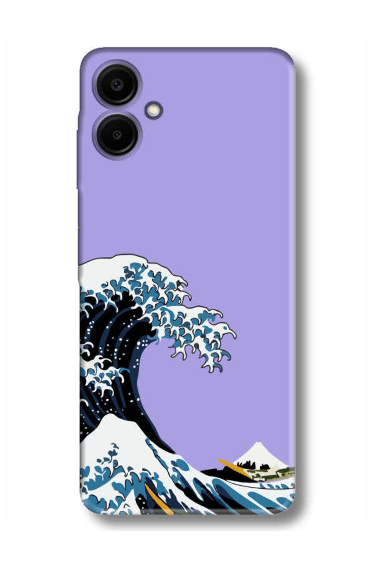 frondcase Samsung A06 Kanagawa Lila Telefon Kılıfı