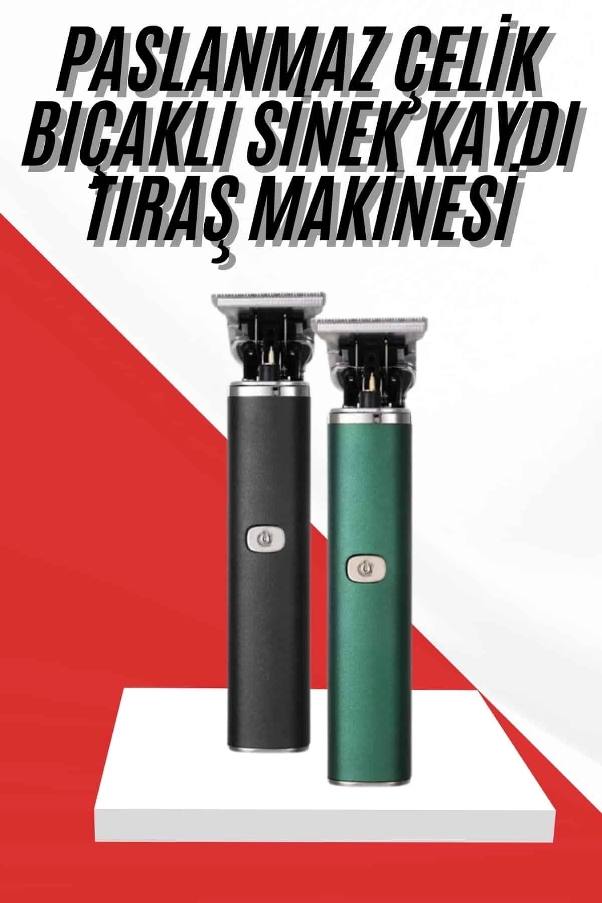 feifei Saç Sakal Ense Paslanmaz Çelik T-Bıçak Vücut Tıraş Makinesi