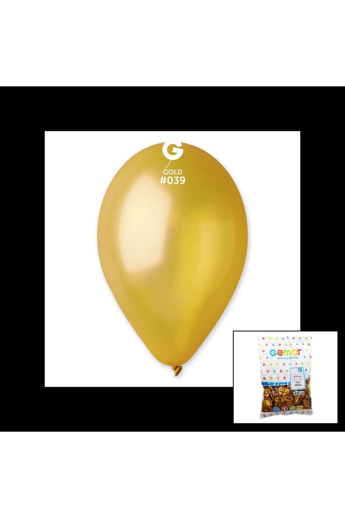 Beruflic Gm-110-39 Metalik - Altın Balon 11&apos;&apos; - 28cm - 100 Parça
