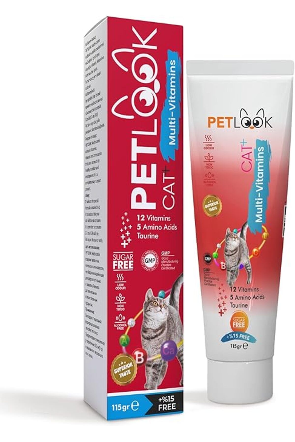 Orqinel PETLOOK Kedi Malt Multivitamin, 115 Gram