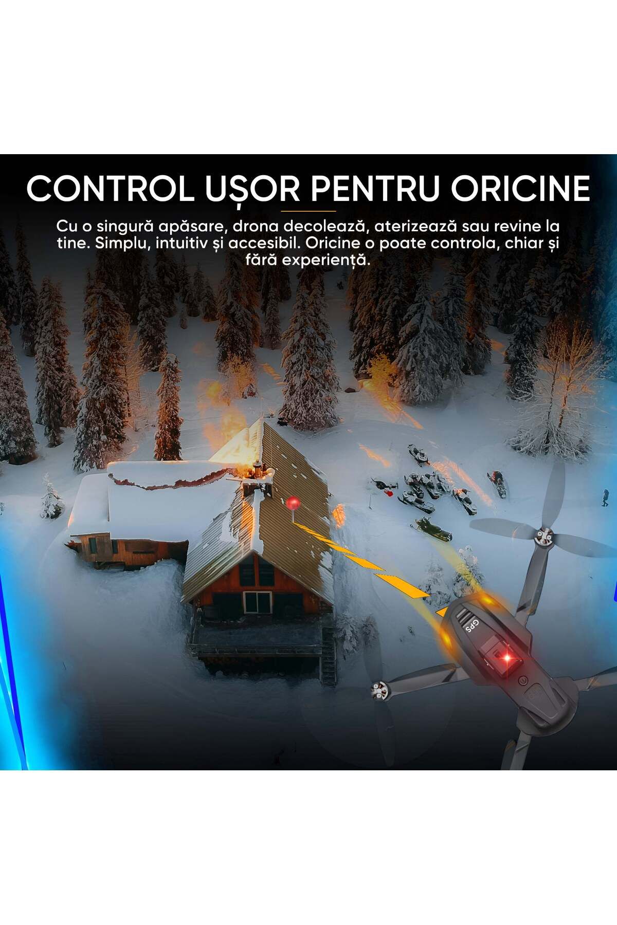 HexaCraft-Professional Drone, Skybite Model, Hd Camera Interpolated To 8k 10