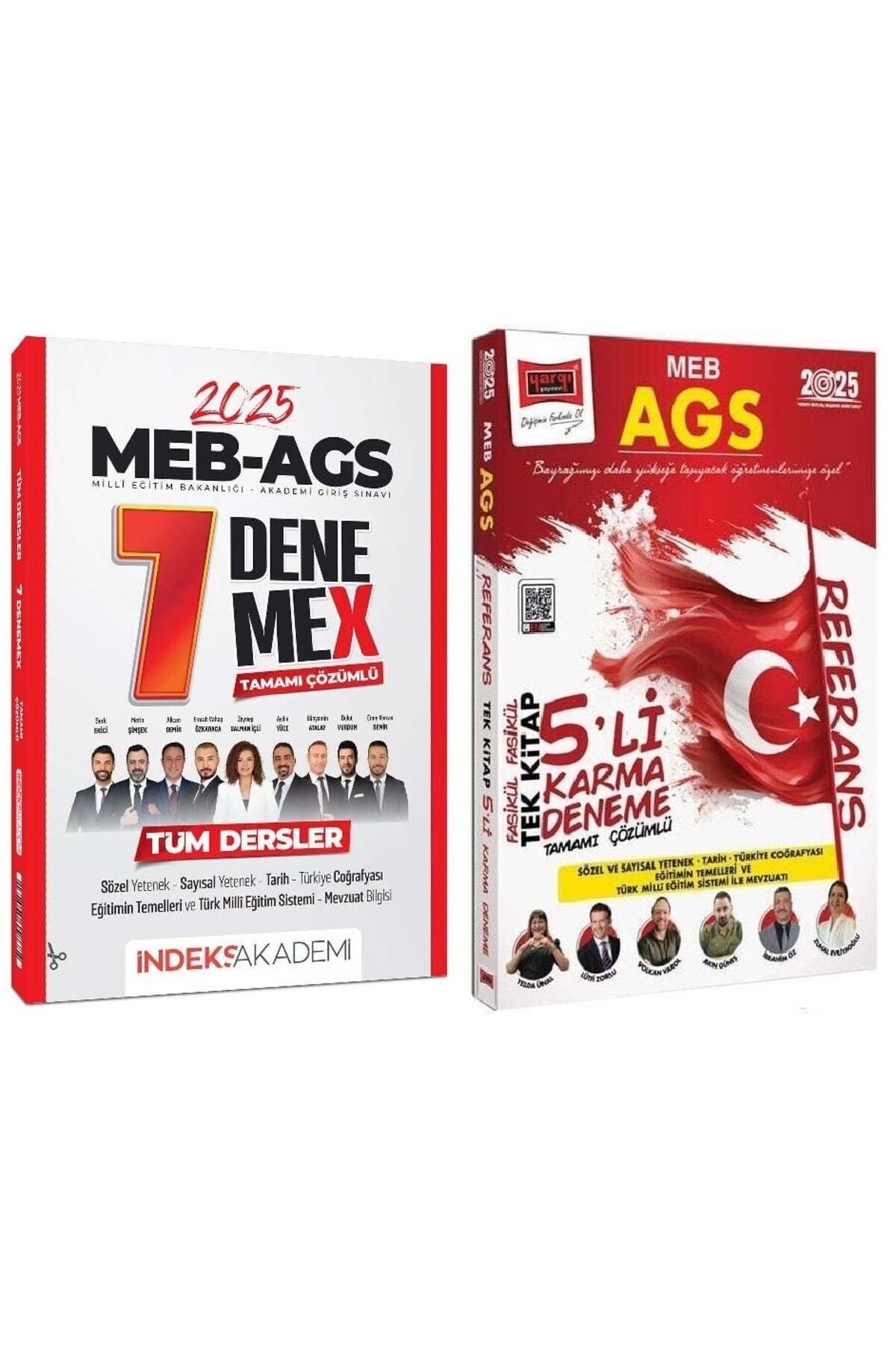 Makro Kitabevi Yayınları İndeks + Yargı 2025 Baskı MEB-AGS Tüm Dersler 7+5 Deneme 2 li Set