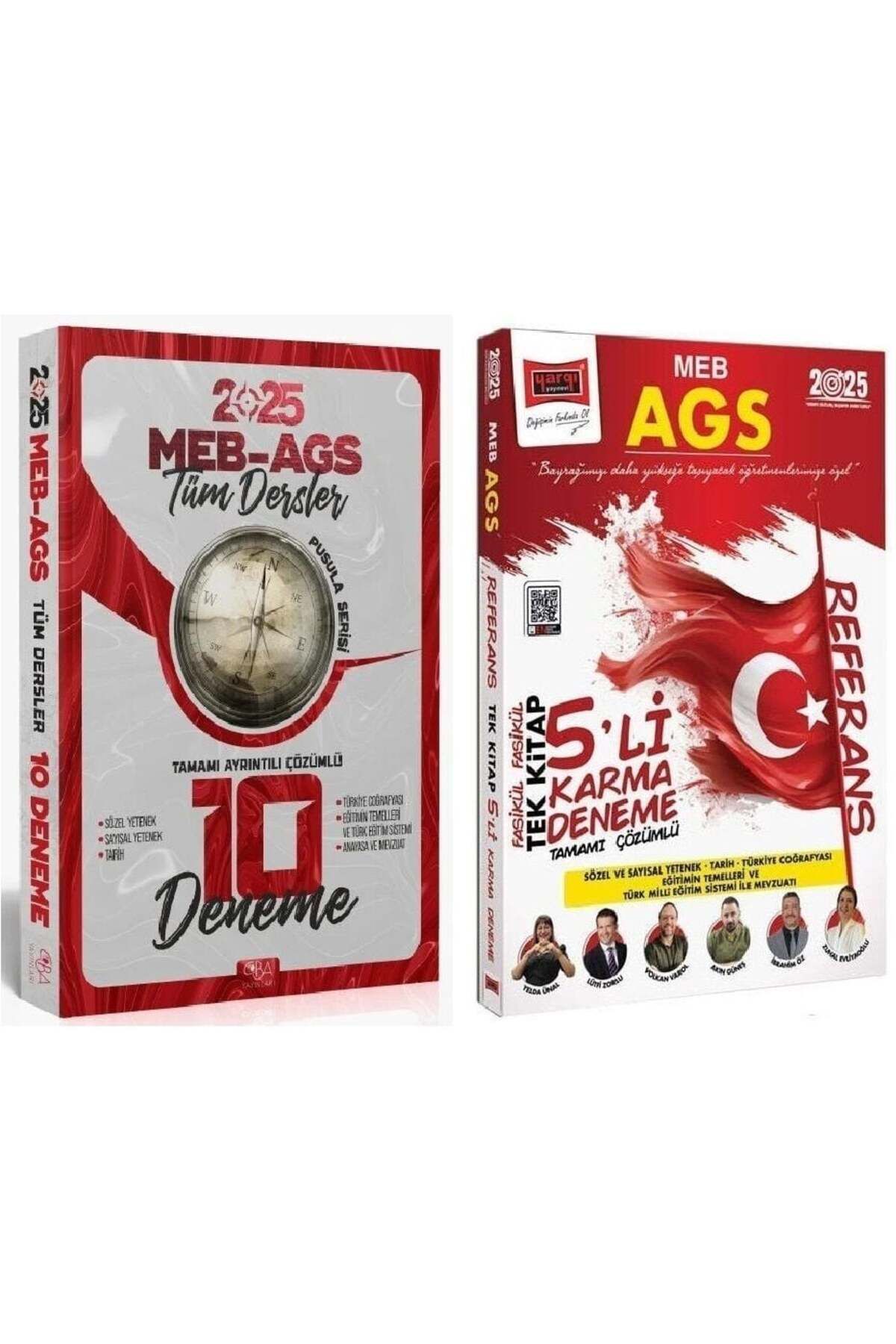Makro Kitabevi Yayınları CBA + Yargı 2025 Baskı MEB-AGS Tüm Dersler 10+5 Deneme 2 li