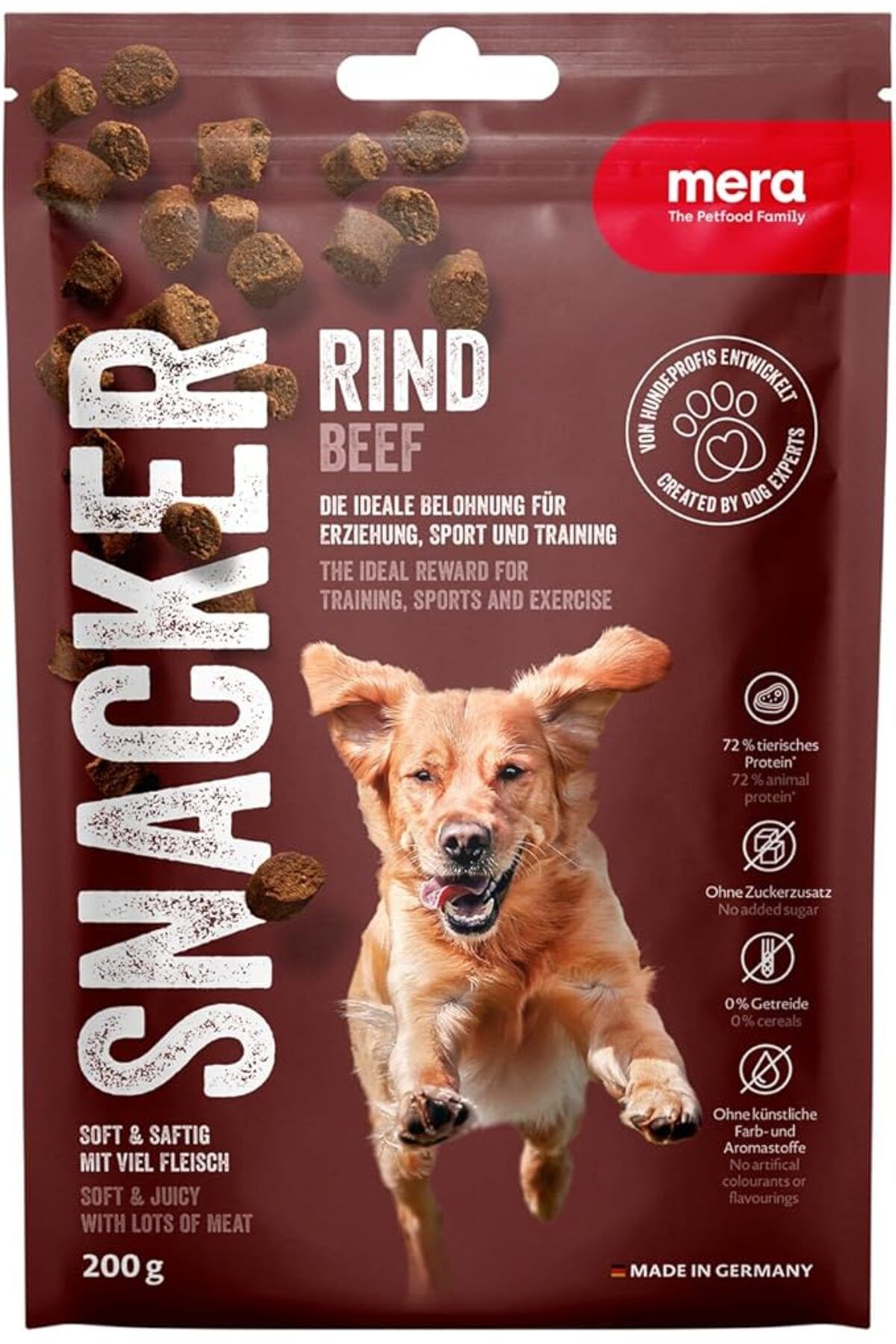 Orqinel MERA Snacker Sığır Etli Yumuşak Köpek Ödül Maması 200 Gram