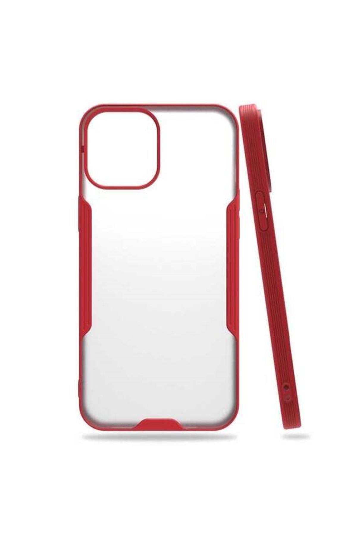 armorix ARMORİX IPHONE 12/12 PRO İNCE RENKLİ KENARLI SİLİKON KILIF