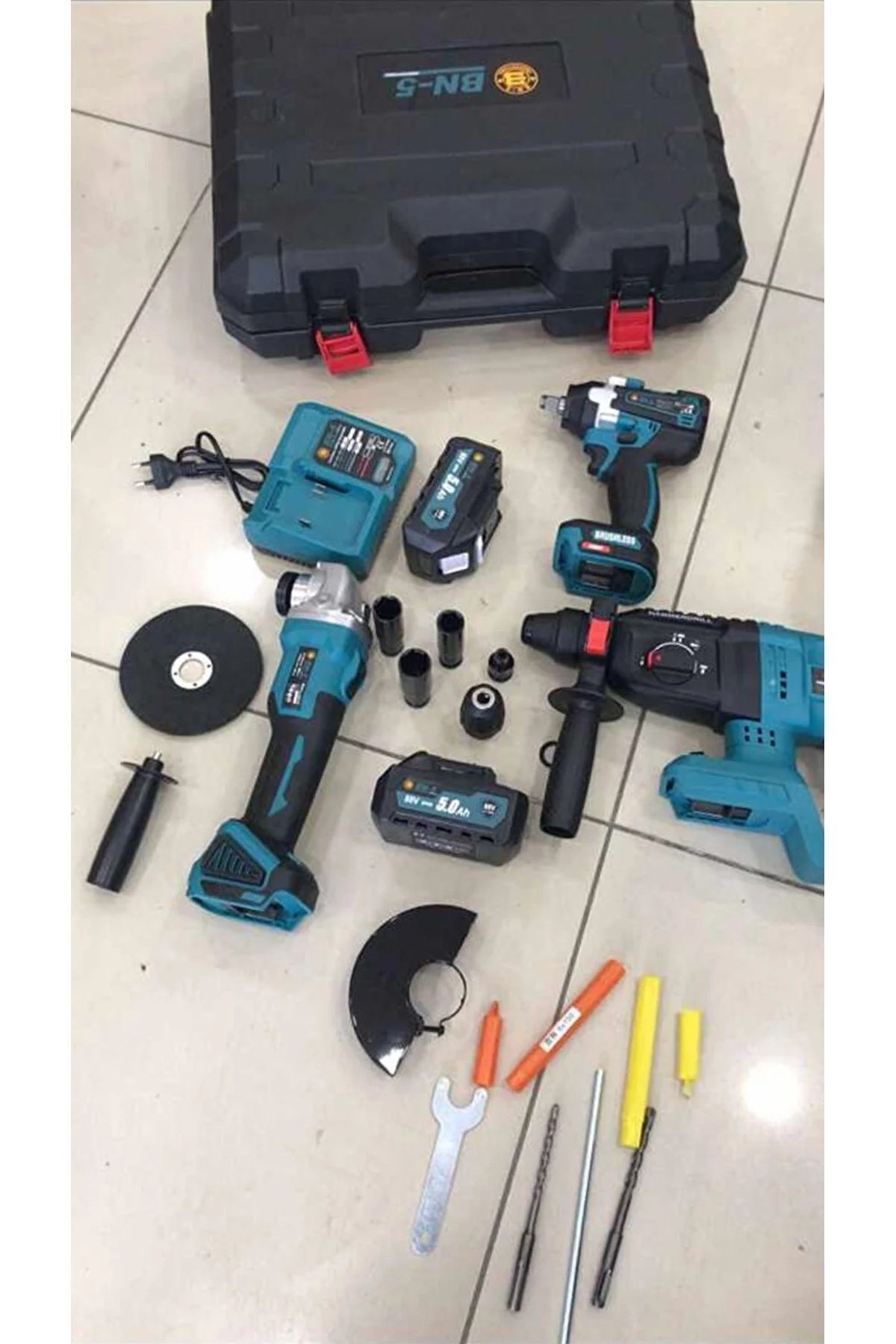SerenityHaven 2 BN-5 3 LÜ SET Kablosuz 2 Yıl 0 - 2 m Anahtarsız 88 Watt Darbeli