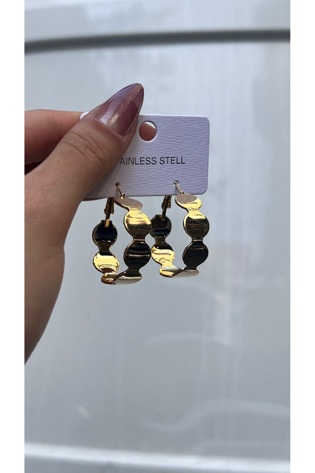 shop Yonca Yuvarlak Küpe