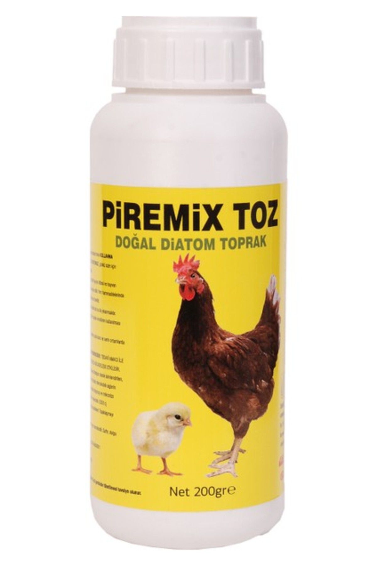 PiREMiX PİR-200 Tavuk Biti Köpek Kedi Piresi Etkisizleştiren Doğal Diatom Toprak Piremix Di-Ar Ultra