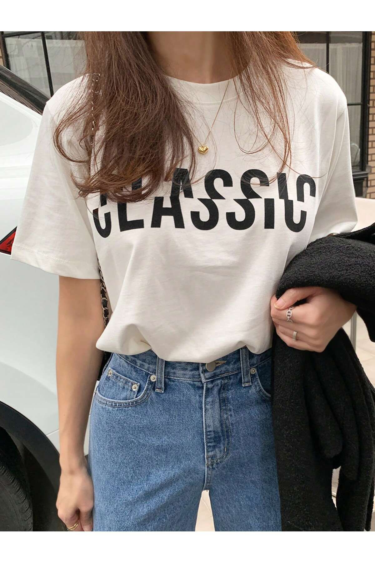 Gollinger Kadın CLASSIC Baskılı Yuvarlak Yaka T-shirt