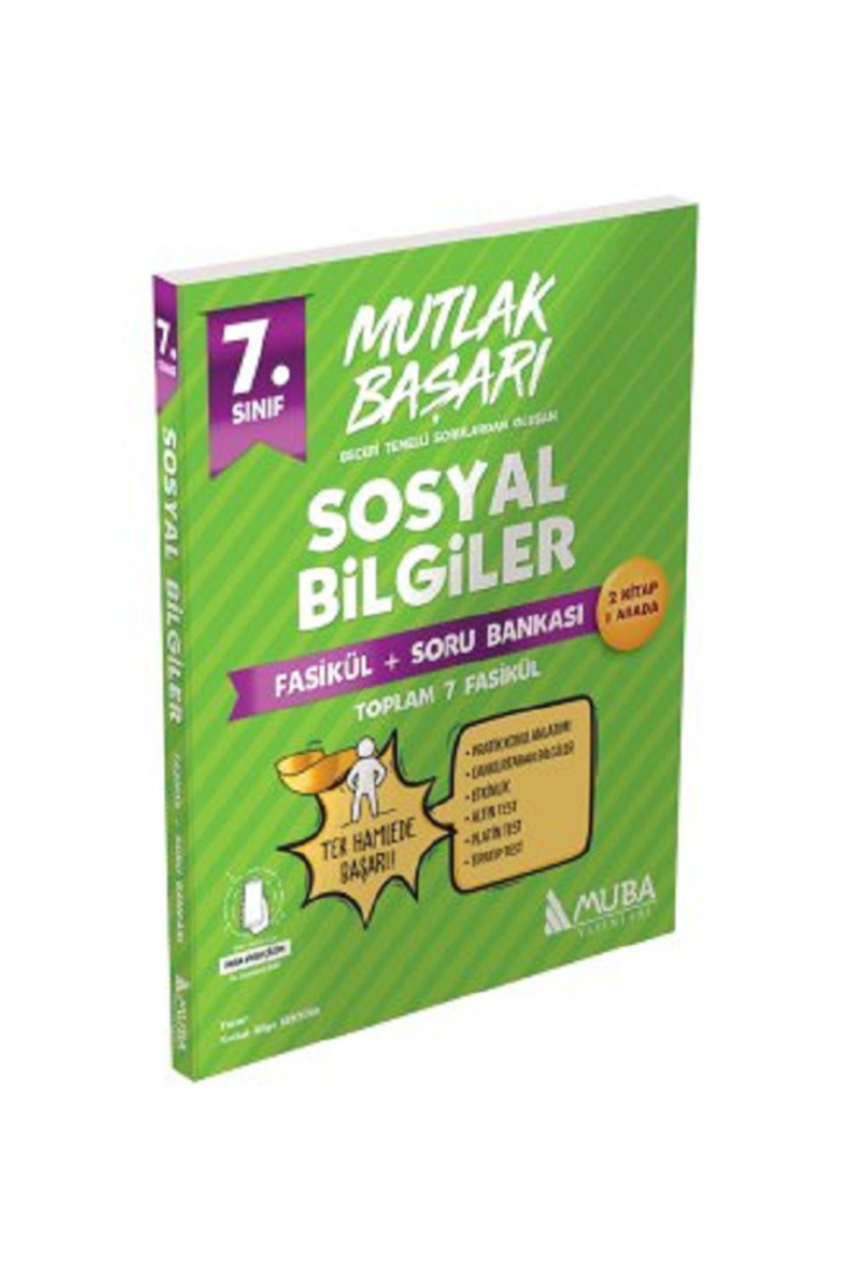 Evrensel İletişim Yayınları 7.Sınıf MUBA Mutlak Başarı Sosyal Bilgiler Fasikül + Soru Bankası /Toplam 7 Fasikül /2 Kitap 1 Arada
