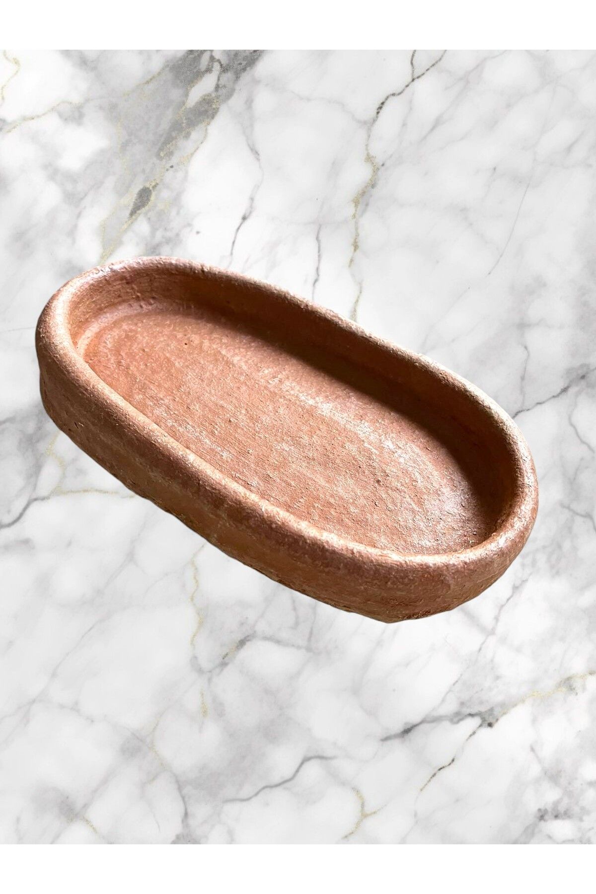 ARKHERA El YapımıToprak Kayık Güveç Orta Boy 1.5 Porsiyon( 25 Cm x 14 Cm x 3,5 Cm )