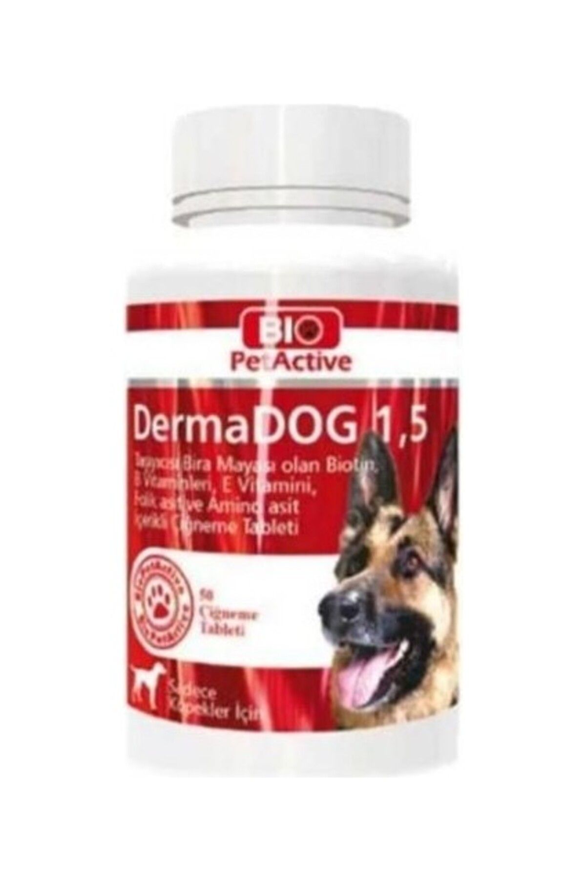 BİO ACTİVE Bio Pet Active Pet Active Dermadog Köpekler Için Bira Mayalı Sarimsakli Tablet 100 Adet