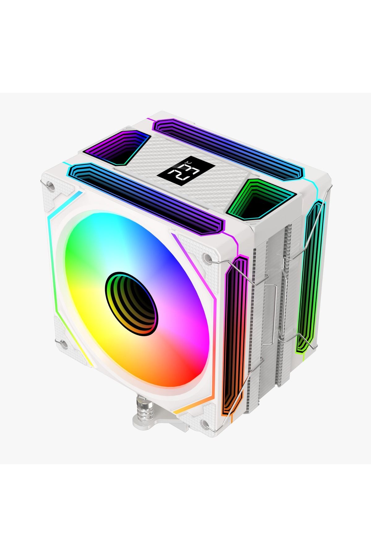 DARYUN LC120B ISI GÖSTERGELİ FUL ARGB 2X FAN 6 BAKIR BORULU HAVA SOĞUTUCU
