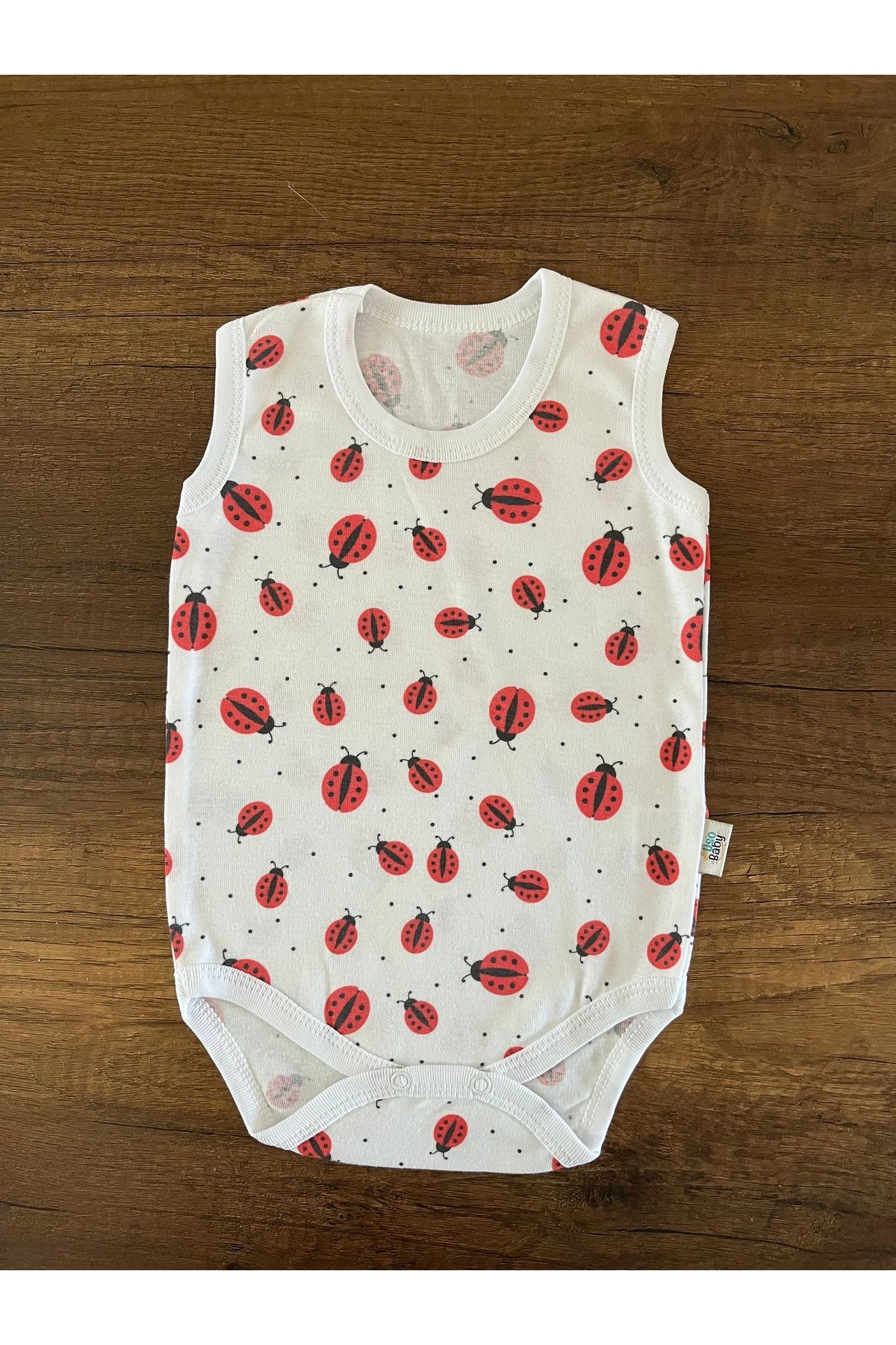 SHOPNEST 1 Adet Kolsuz Kız Erkek Bebek Badi Body Zıbın Alttan Çıtçıtlı Bisiklet Yaka Yenidoğan Bayram