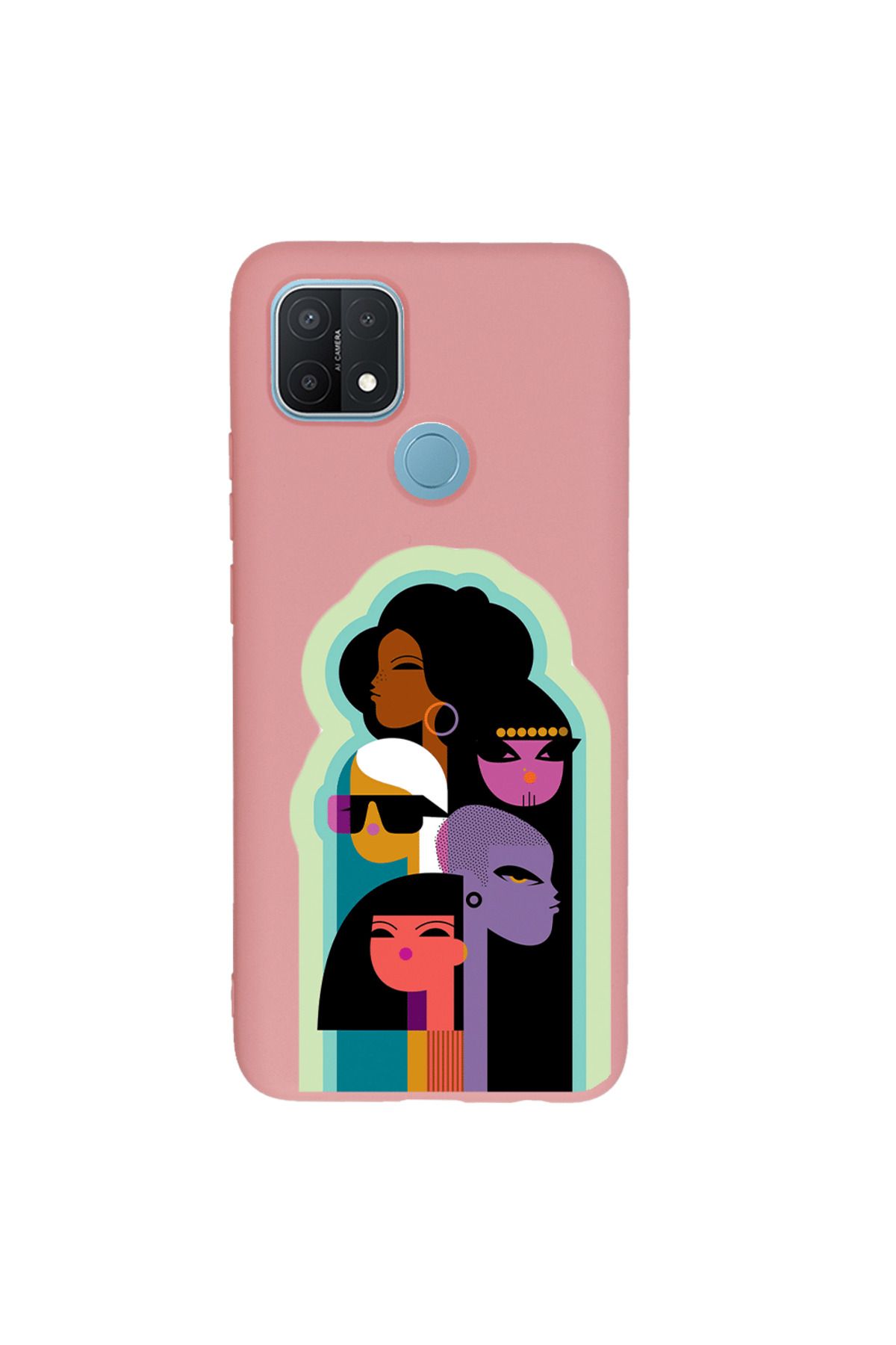 Royaleks Oppo A15 Lansman Kılıf - Art