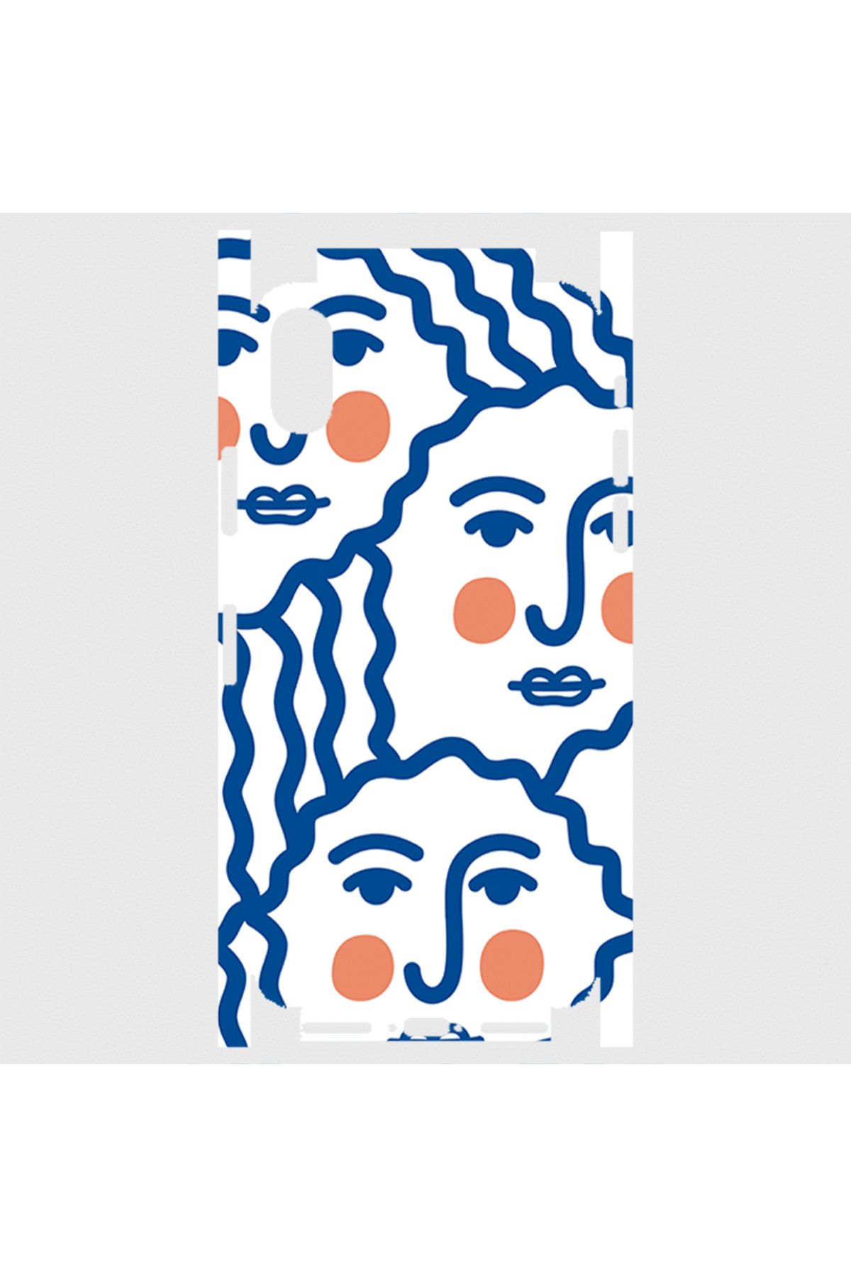 Royaleks iPhone X Telefon Kaplama - Faces