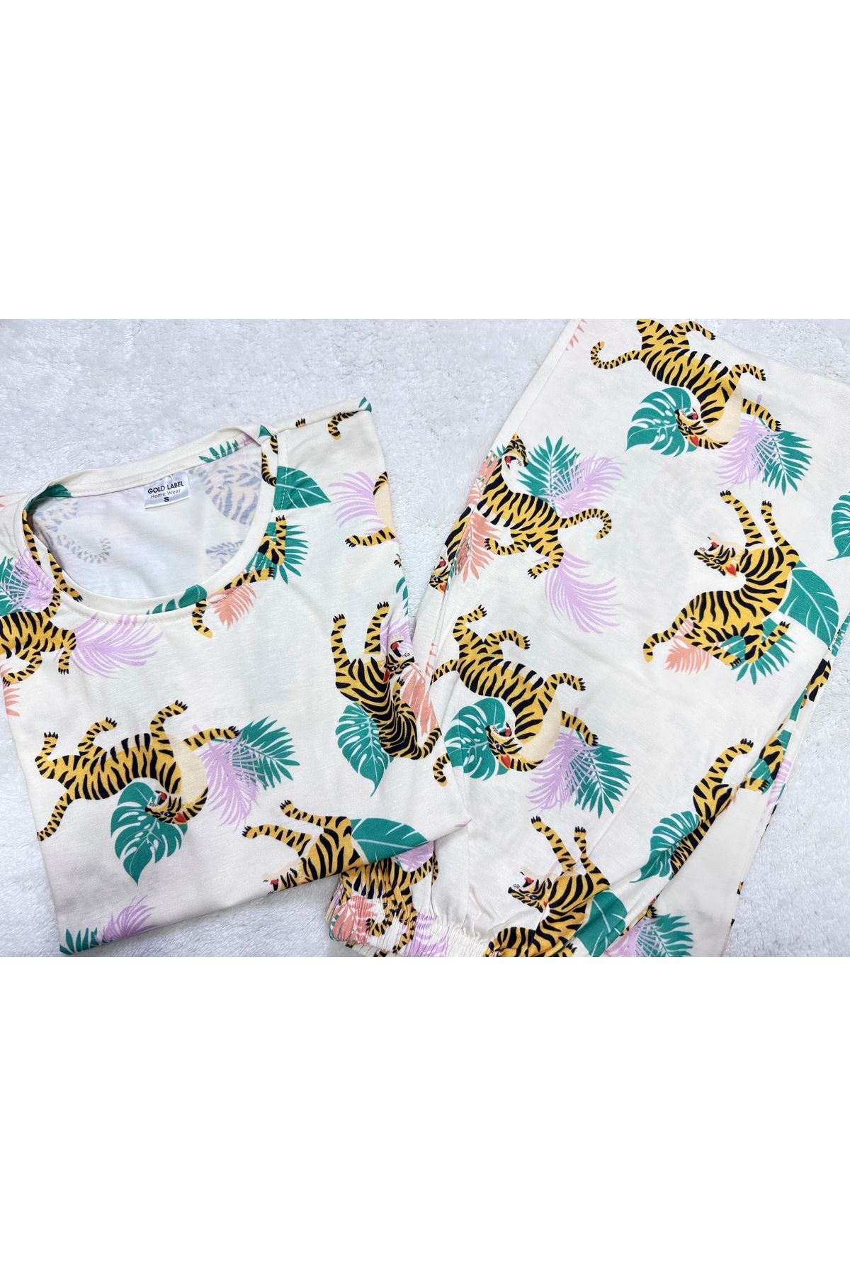senanur iç giyim Kısa kollu pijama takımı